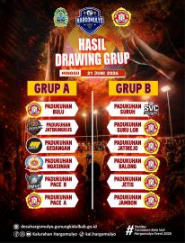 HASIL DRAWING GROUP TURNAMEN BOLA VOLI HARGOMULYO TAHUN 2026